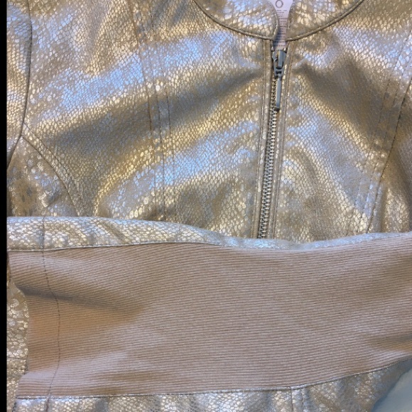 Chico’s Python Faux-Leather Moto Jacket - Picture 13 of 14